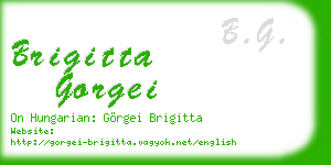 brigitta gorgei business card